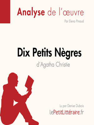 cover image of Dix Petits Nègres de Agatha Christie (Fiche de lecture)